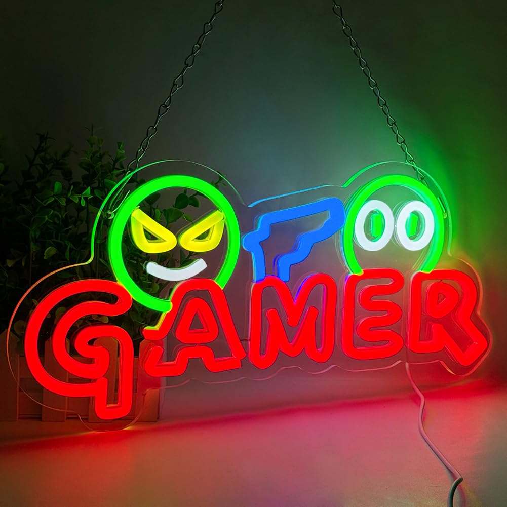Wedding Led - Gamer Neon Sign LED Wall Light