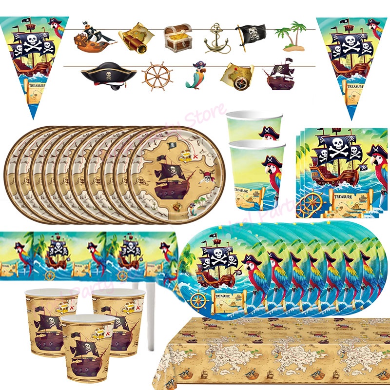 Wedding Supply Kit - Pirate Theme Birthday Party Decoration Supplies