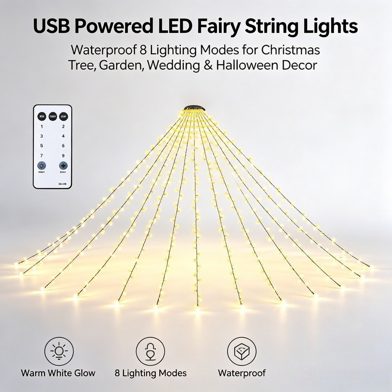 Wedding Led - USB LED Fairy String Lights, Waterproof