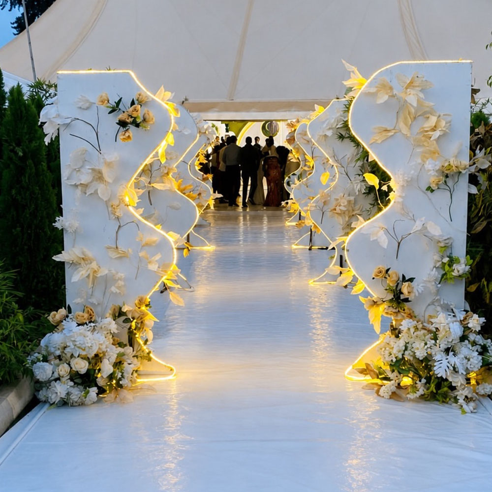 Wedding Supply Factory - FSDKX Factory Custom Arch PVC Backdrop