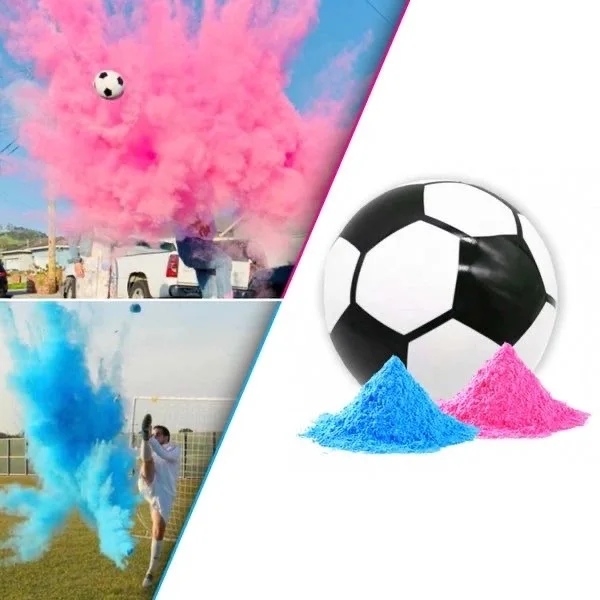 Wedding Supply Kit - Exploding Powder Soccer Ball Gender Reveal