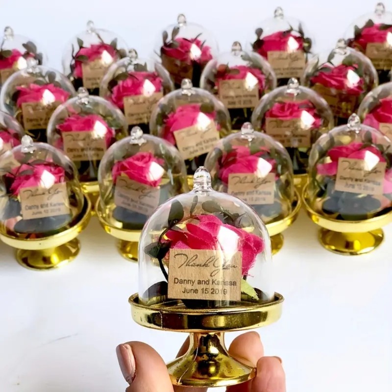 Wedding Party Supply Store - 24pcs Mini Plastic Candy Boxes with