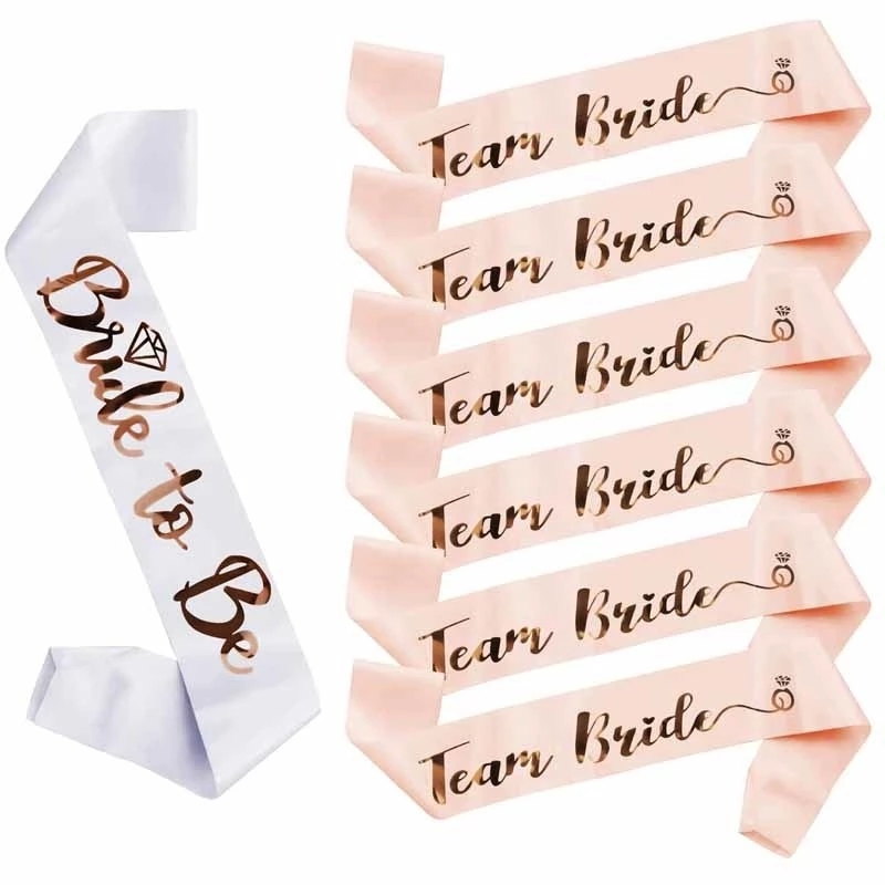 Bride Tribe Sash - 1 Bộ Cô Dâu Được Đội
