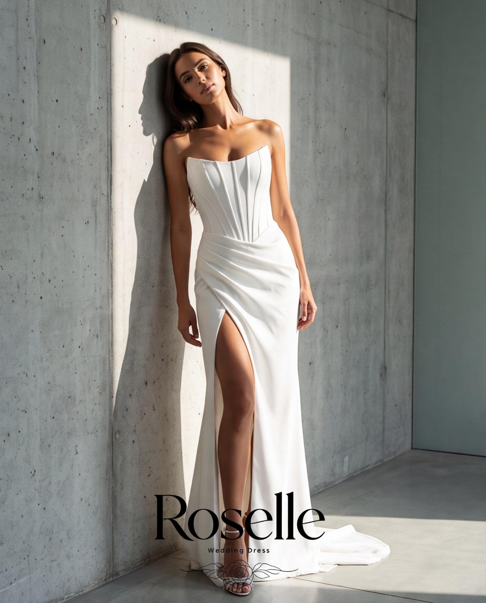 ROSELLE Mermaid Simple Elegant - đánh giá và giá Wedding Qw