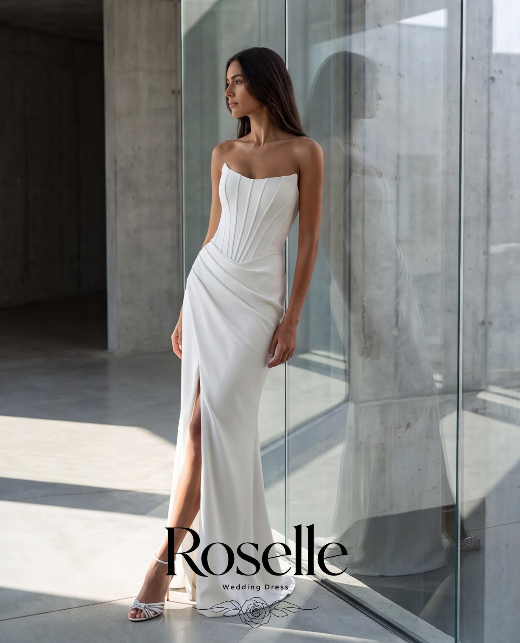 ROSELLE Mermaid Simple Elegant - đánh giá và giá Wedding Qw