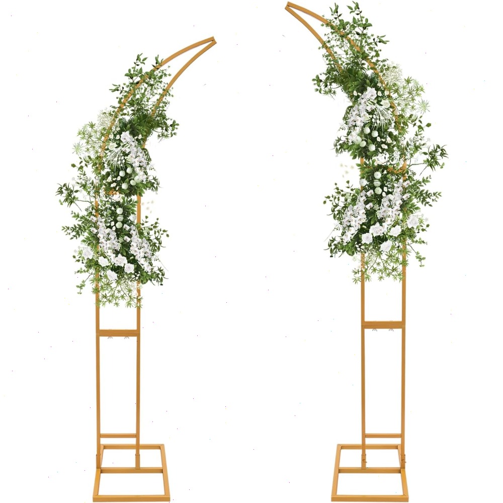 2Pcs Curved Wedding Arch Backd - đánh giá và giá Wedding Arch Flower