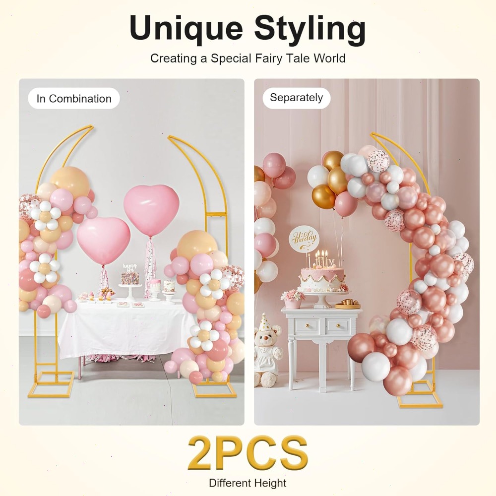 2Pcs Curved Wedding Arch Backd - đánh giá và giá Wedding Arch Flower