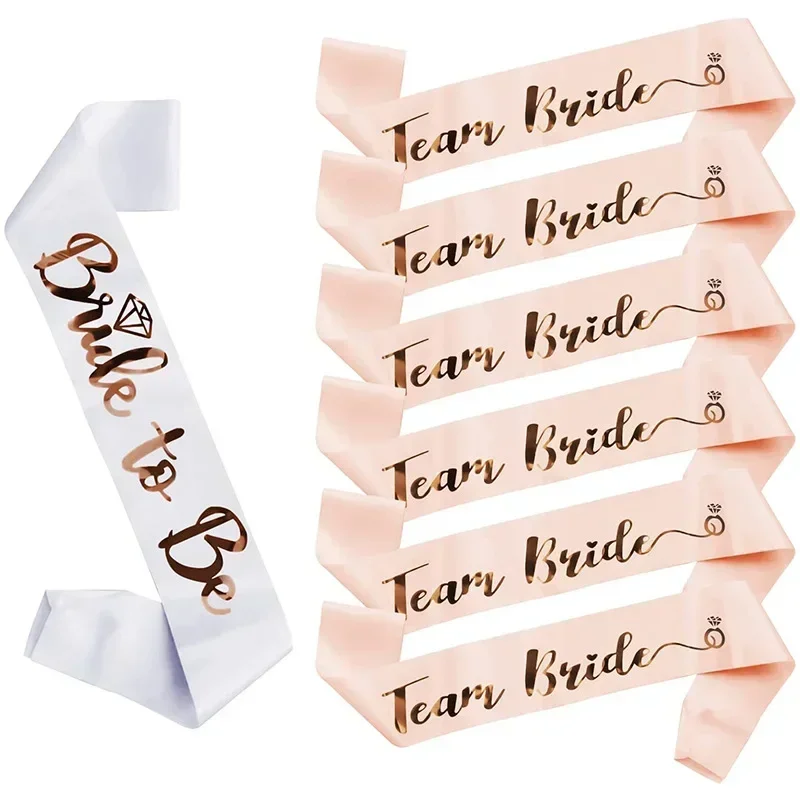 1Set Rose Gold Team Bride To B - đánh giá và giá Bride Tribe Sash