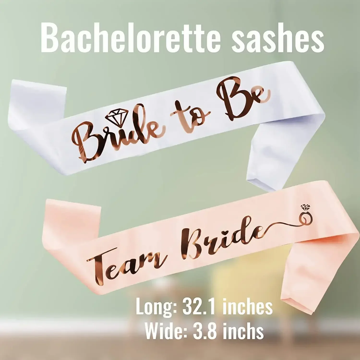 1Set Rose Gold Team Bride To B - đánh giá và giá Bride Tribe Sash
