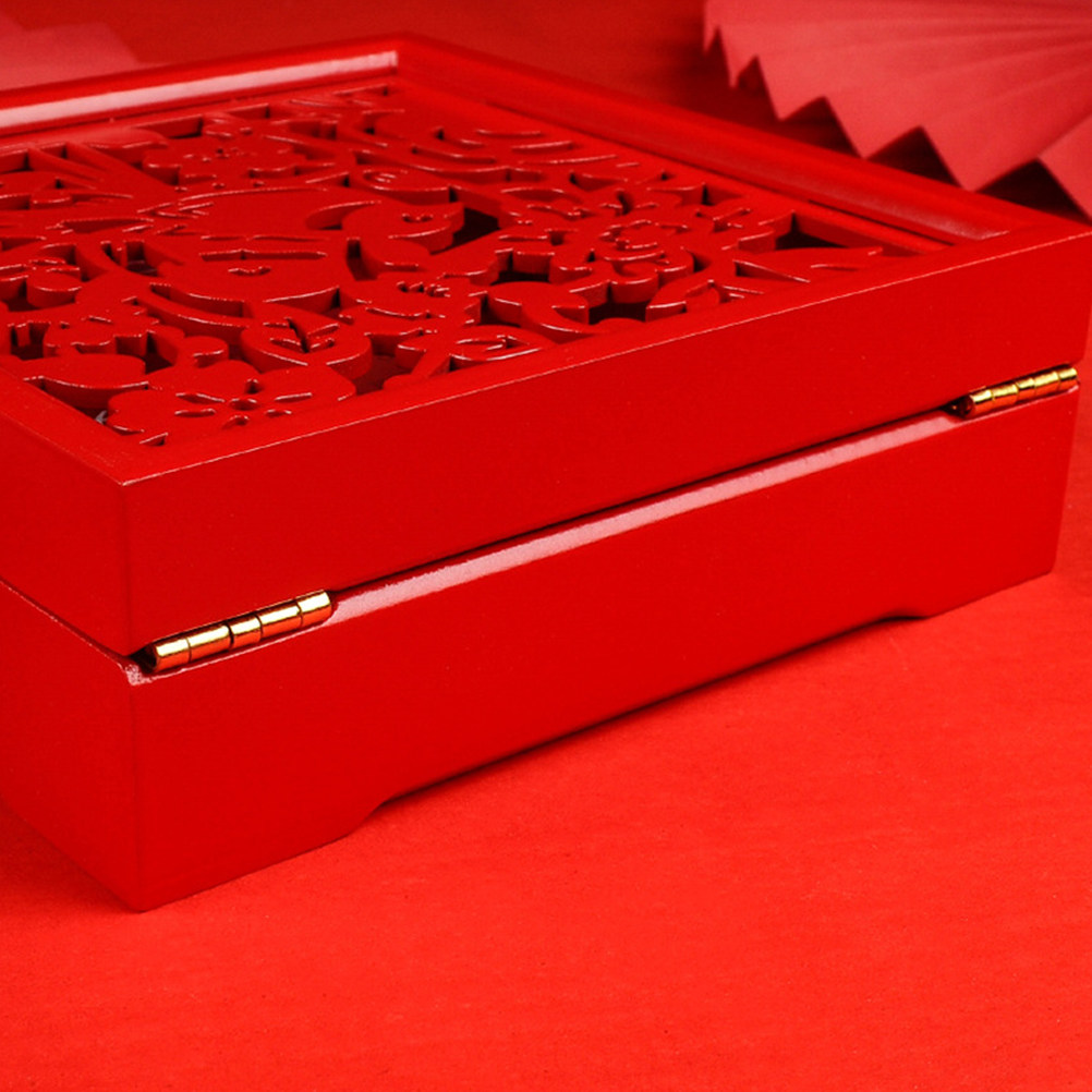 Red Chinese Style Carved Weddi - đánh giá và giá Wedding Souvenir