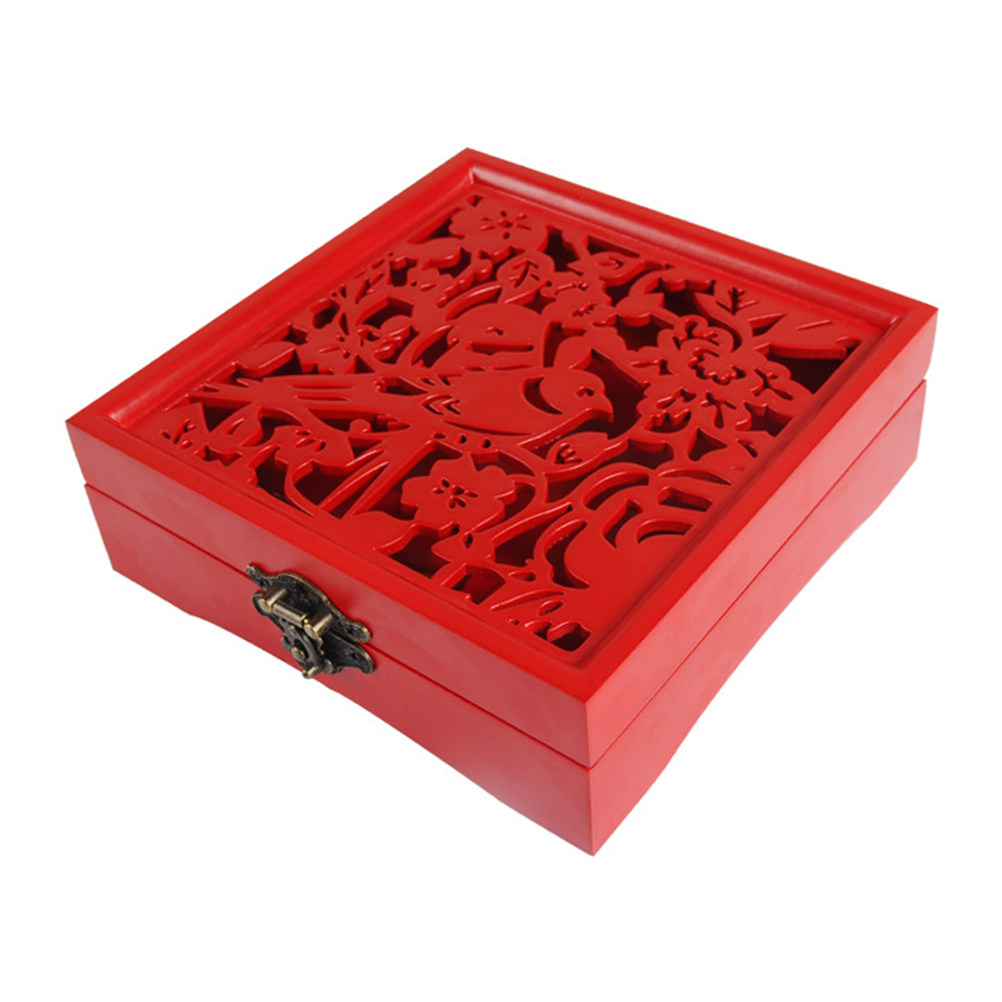 Red Chinese Style Carved Weddi - đánh giá và giá Wedding Souvenir