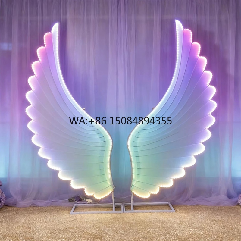 Glowing Angel Wings Light Prop - đánh giá và giá Wedding Led