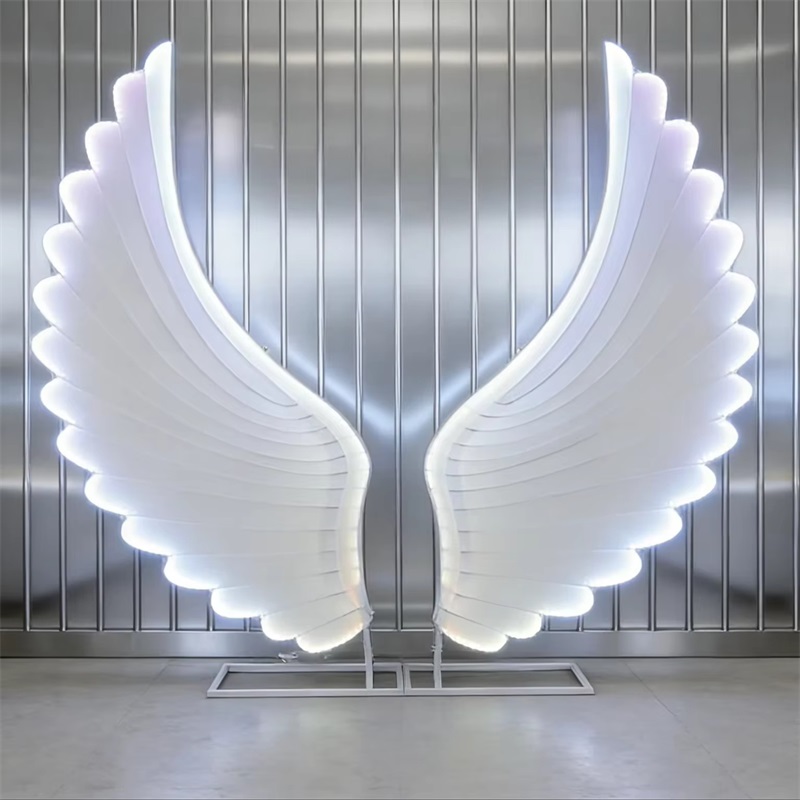 Glowing Angel Wings Light Prop - đánh giá và giá Wedding Led