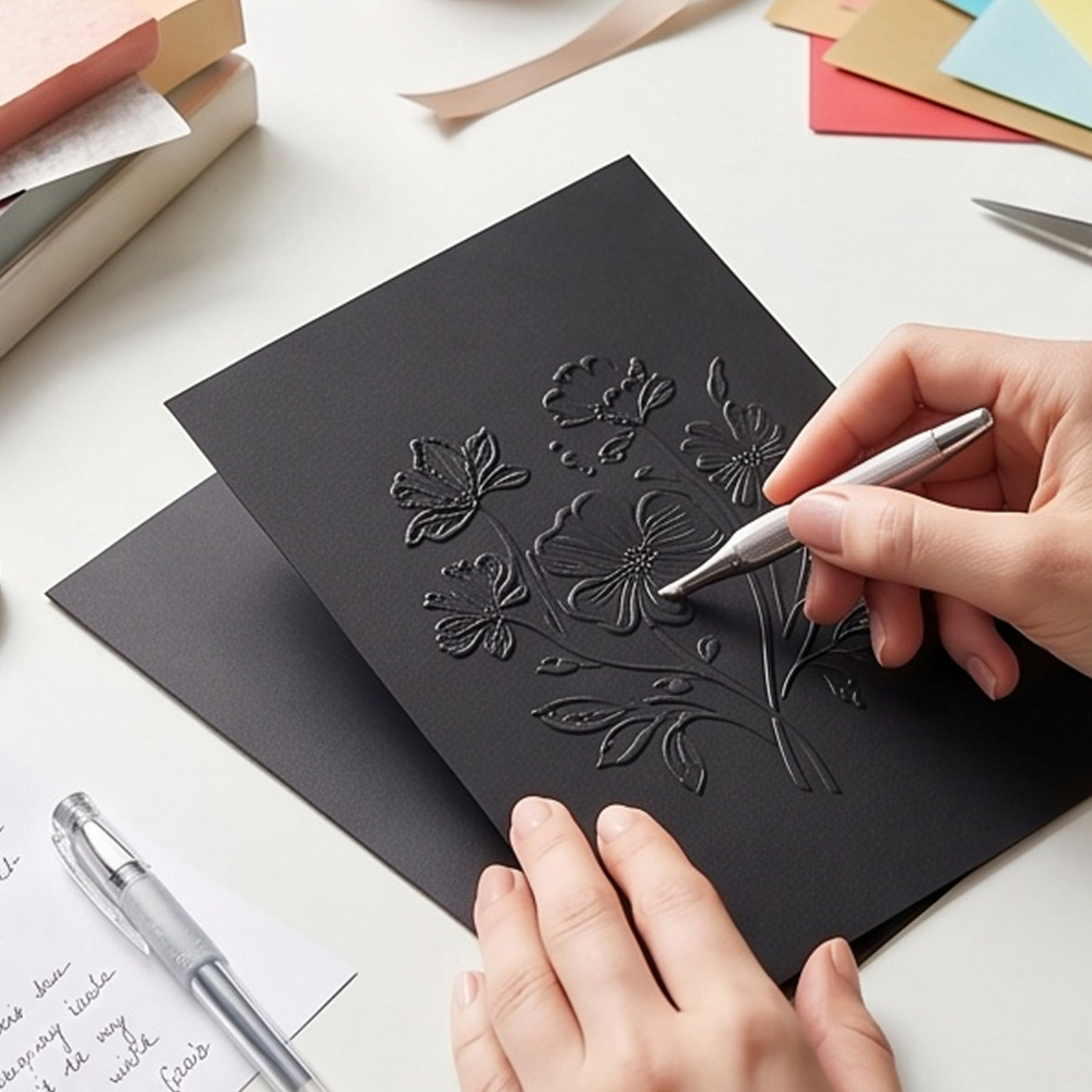 60Pcs Black Cardstock Scrapboo - đánh giá và giá Papercraft Supply Invitation