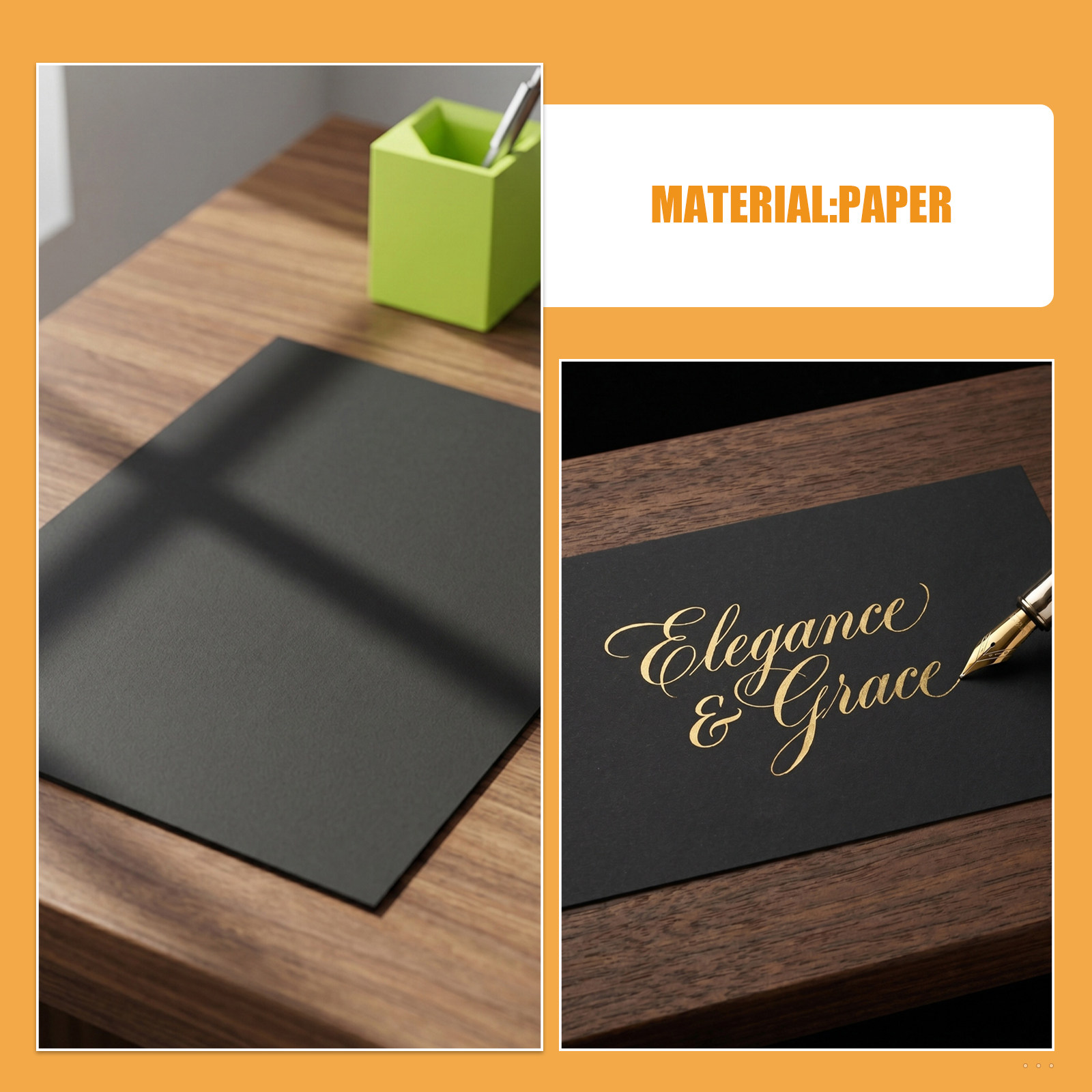 60Pcs Black Cardstock Scrapboo - đánh giá và giá Papercraft Supply Invitation