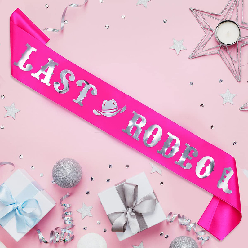 1Pcs Last Rodeo Sash Bachelore - đánh giá và giá Bride Tribe Sash