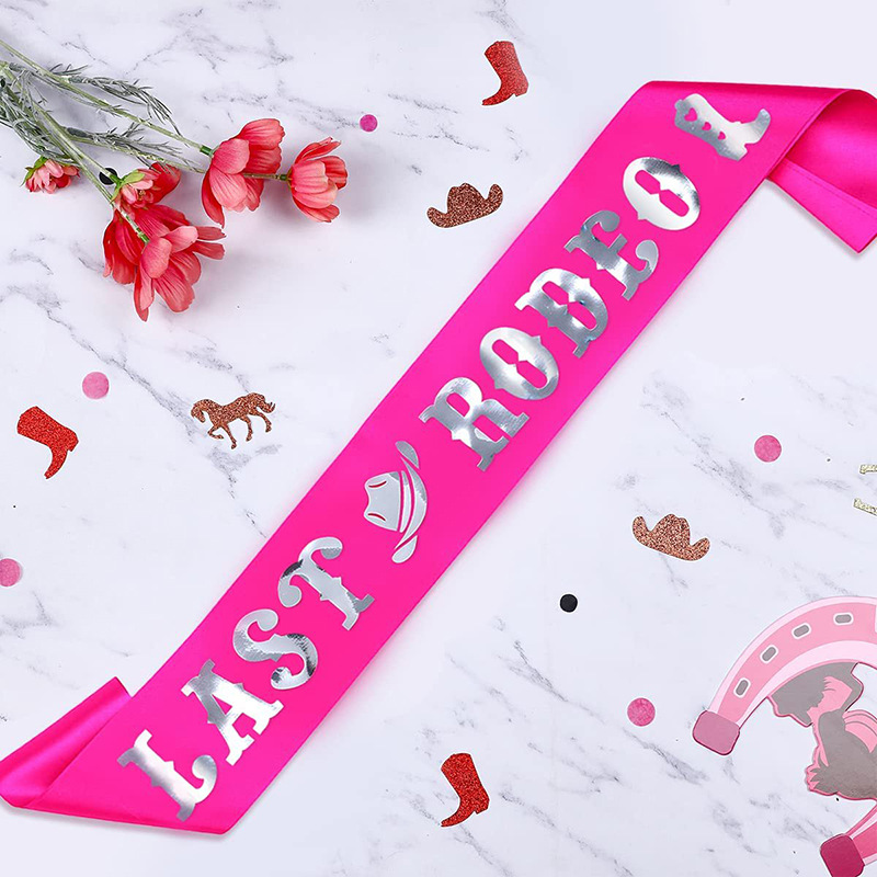 1Pcs Last Rodeo Sash Bachelore - đánh giá và giá Bride Tribe Sash