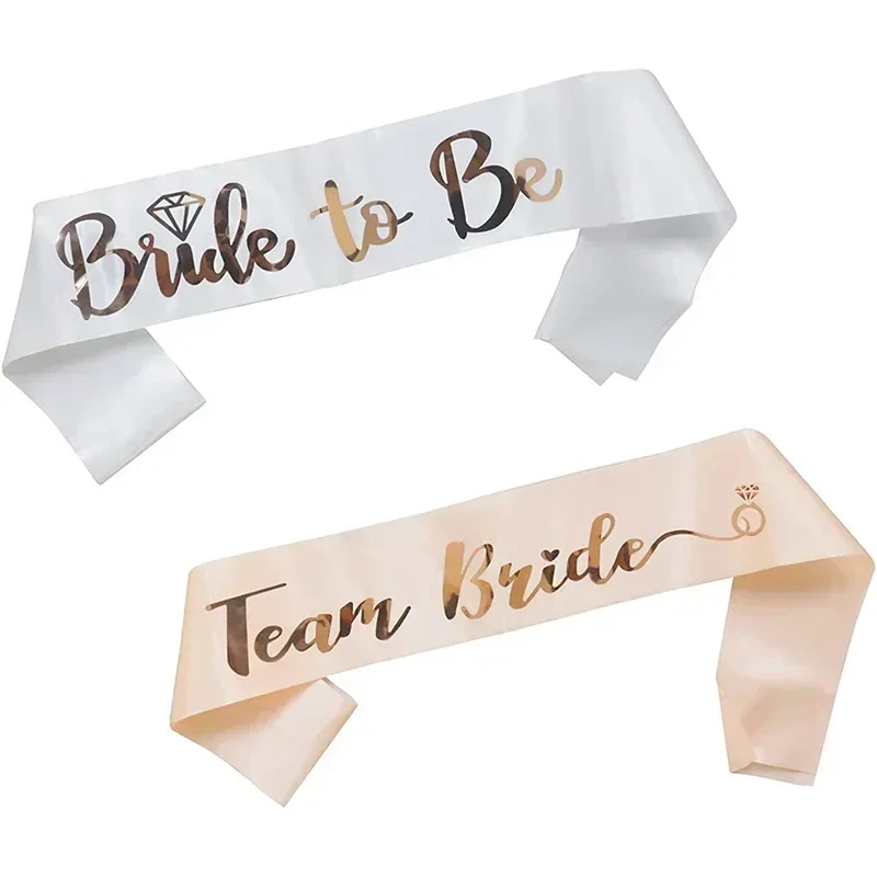 1 Set Bridal Sash Rose Gold De - đánh giá và giá Bride Tribe Sash
