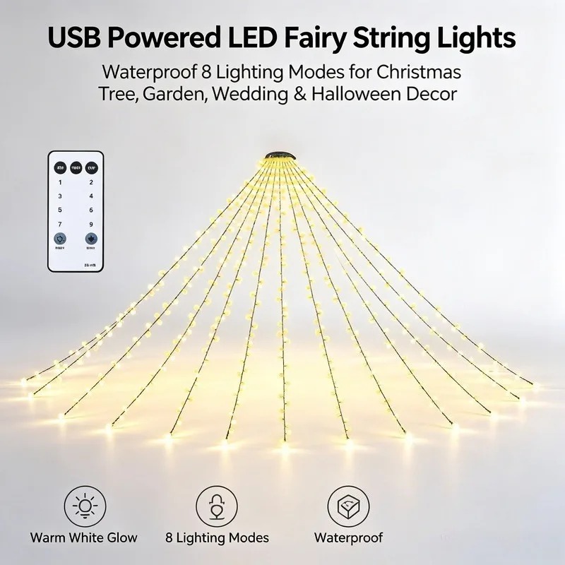 Waterproof USB LED String Ligh - đánh giá và giá Wedding Led