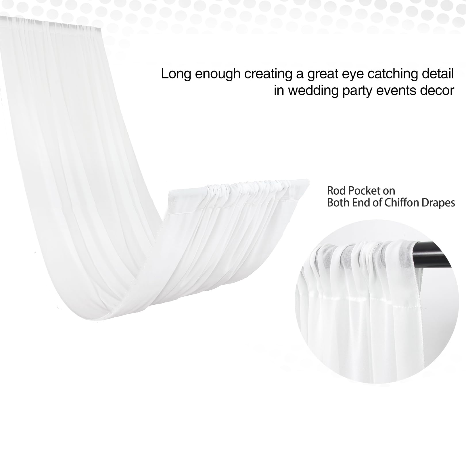 Wedding Arch Ceiling Drape Roo - đánh giá và giá Wedding Backdrop Curtain