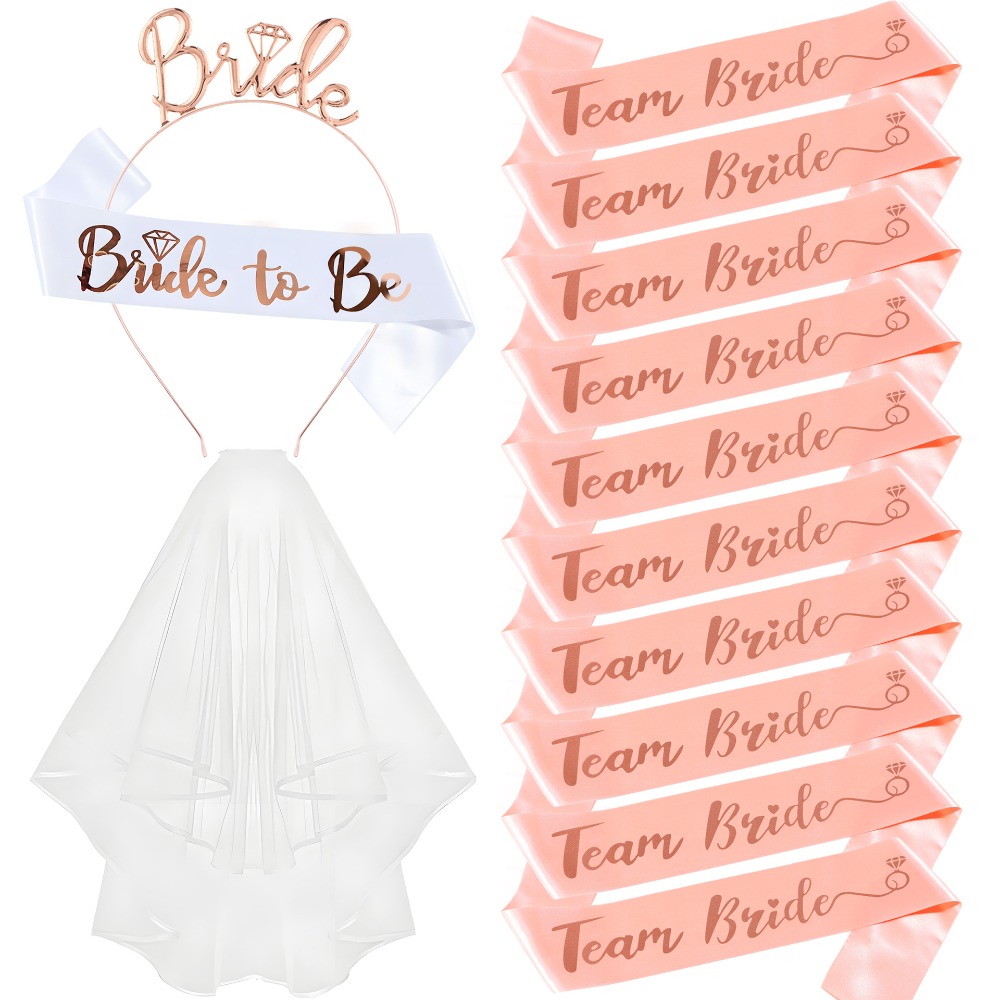 Set 13pcs Bachelorette Party S - đánh giá và giá Bride Tribe Sash
