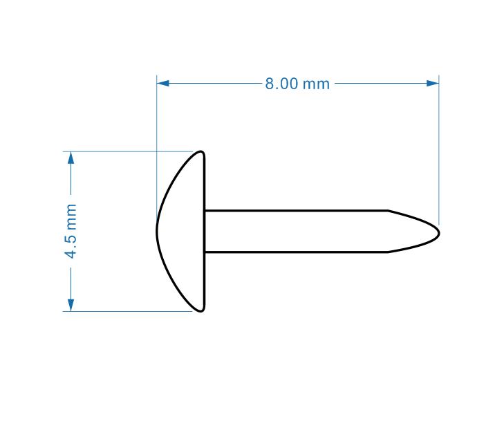 500 Chiếc 4.5 Mm Kim Loại Màu  - đánh giá và giá Papercraft Supply Invitation