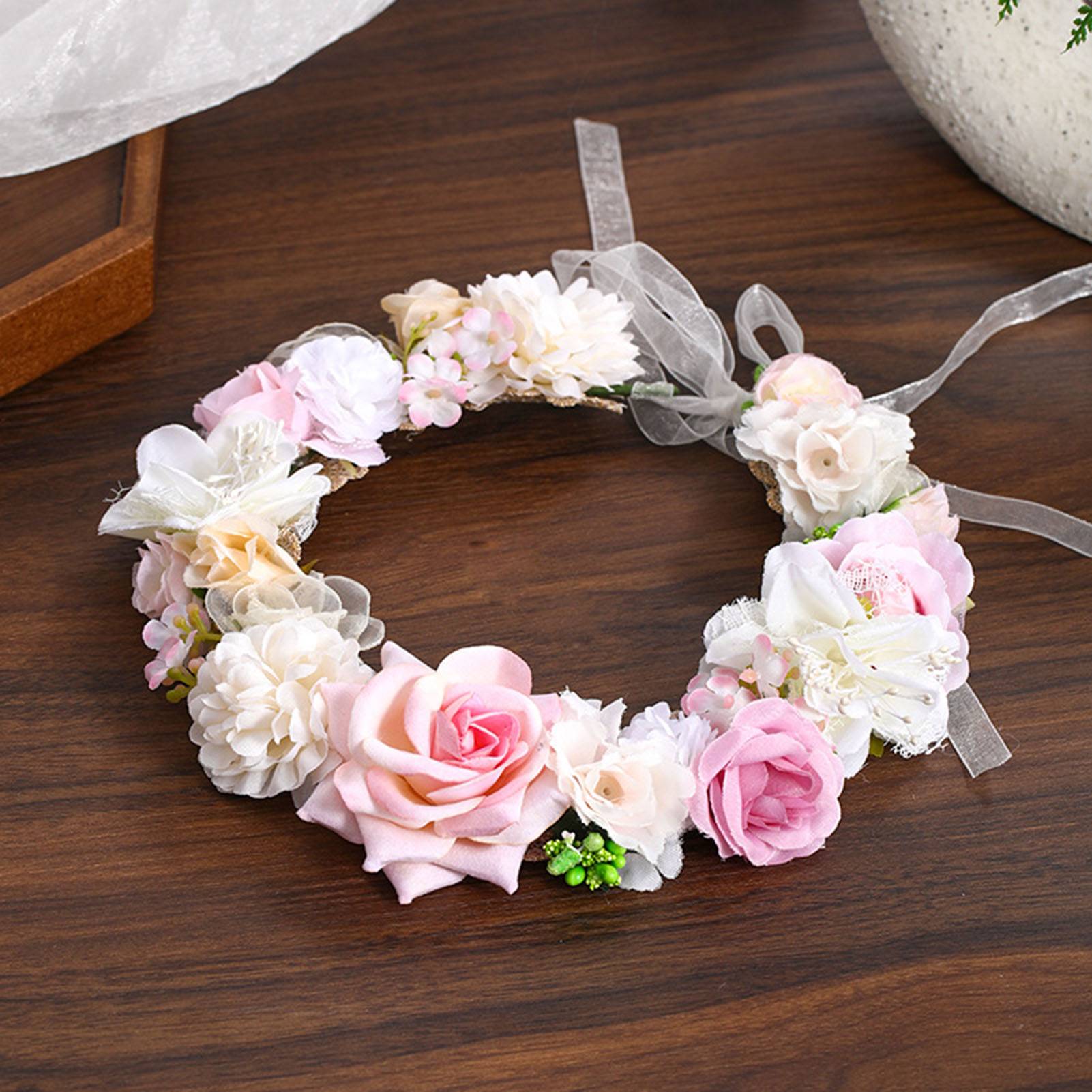 Flower Crown Wreath Bride Garl - đánh giá và giá Wedding Arch Flower