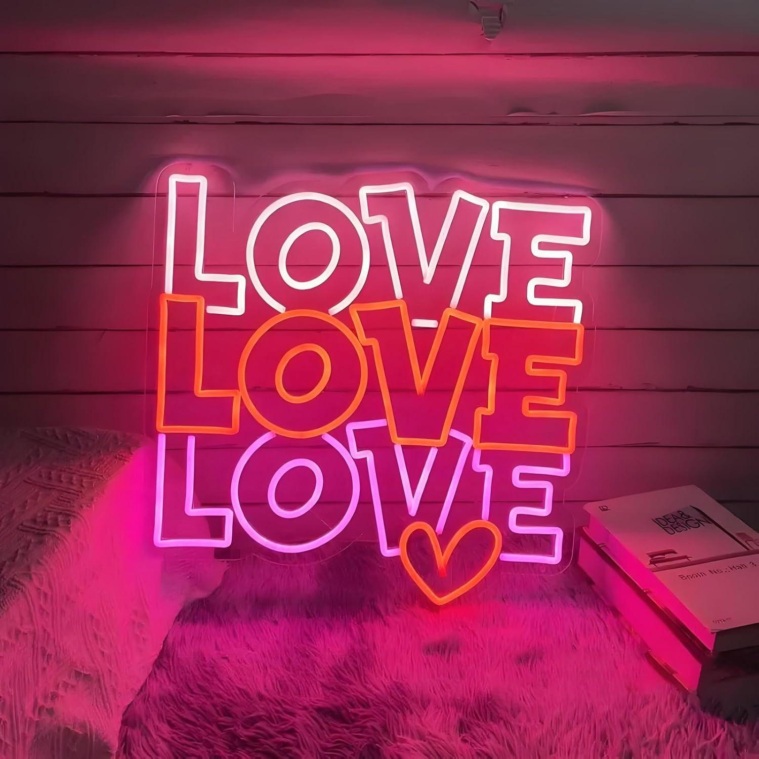Love Neon Sign USB Dimmable LE - đánh giá và giá Wedding Led