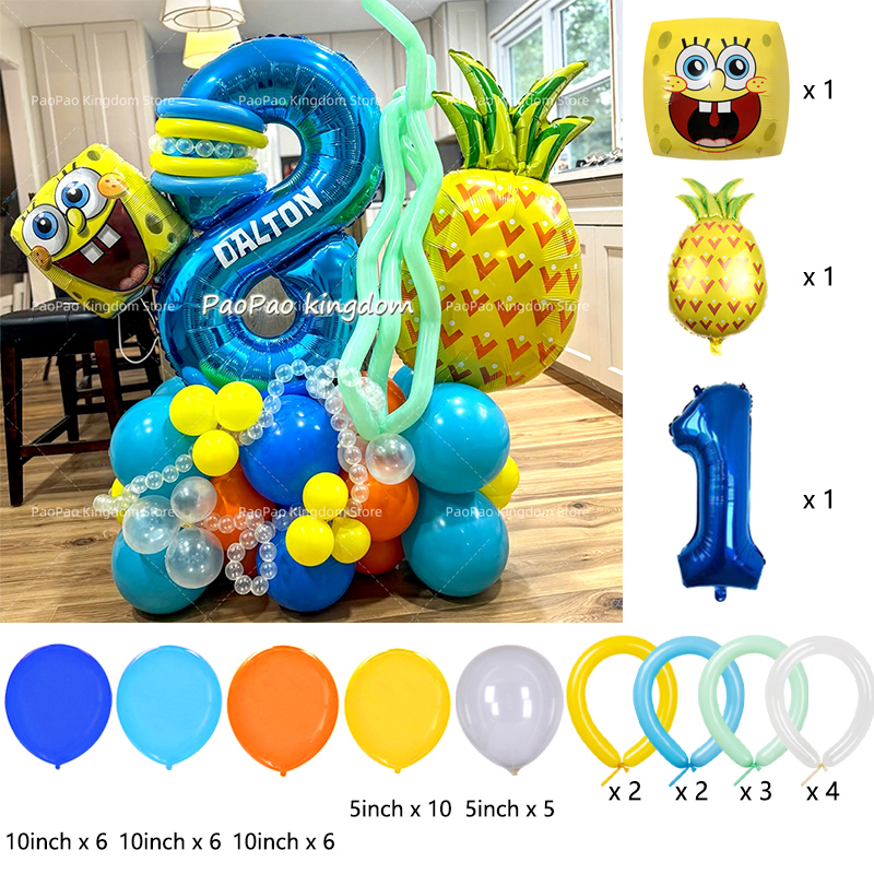 Cartoon SpongeBob Party Balloo - đánh giá và giá Wedding Supply Kit