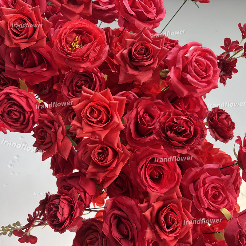 Red Heart Arch Shaped Artifici - đánh giá và giá Wedding Arch Flower
