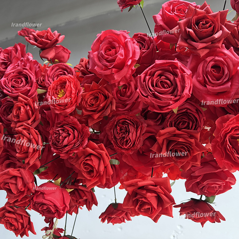 Red Heart Arch Shaped Artifici - đánh giá và giá Wedding Arch Flower