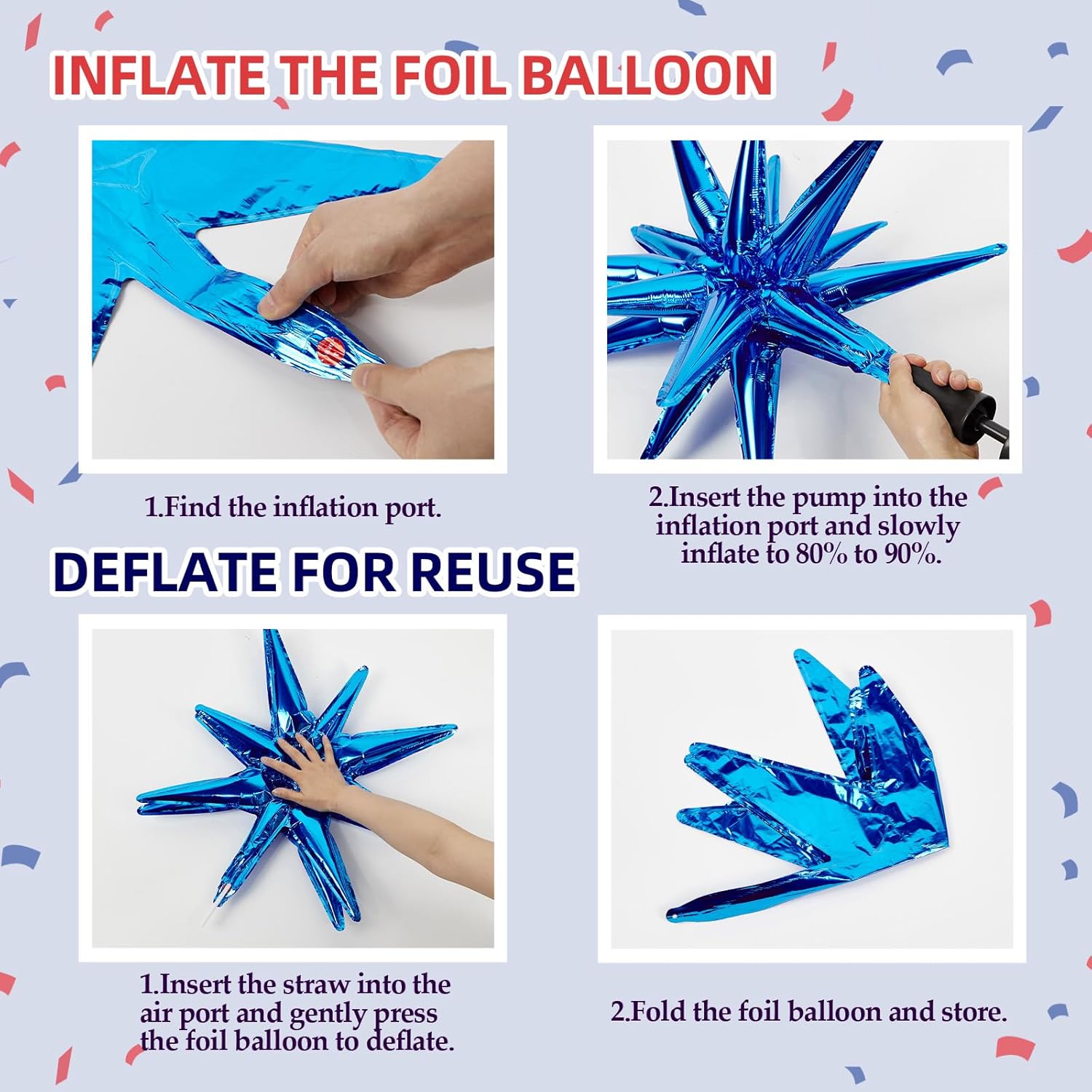 129pcs Red White and Blue Ball - đánh giá và giá Wedding Supply Kit