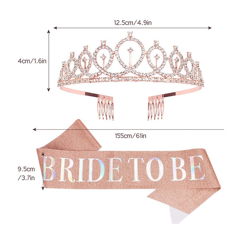 1 Bộ Hoa Hồng Vàng Cô Dâu Được - đánh giá và giá Bride Tribe Sash