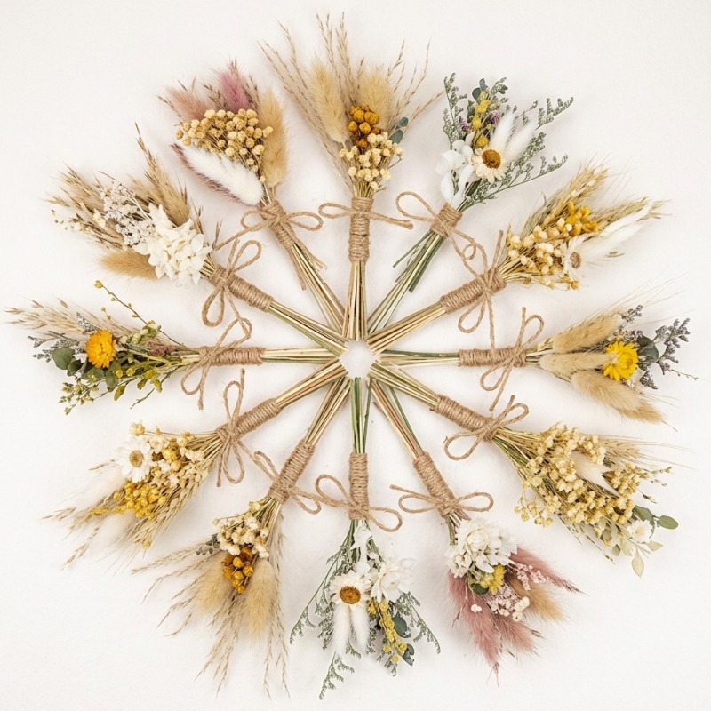 Mini Dried Flower Bouquet Natu - đánh giá và giá Wedding Souvenir