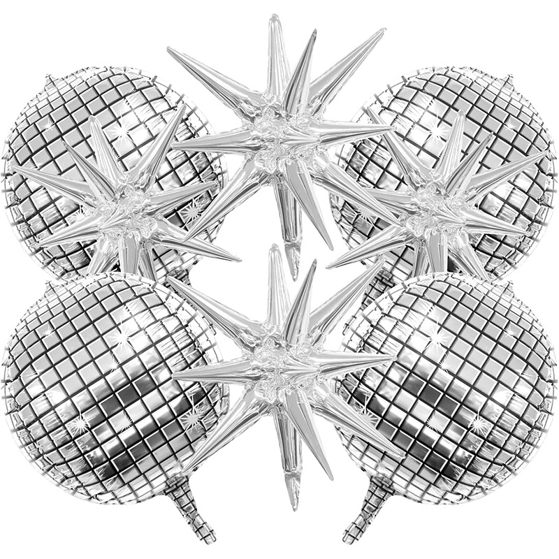 8pcs Silver Disco Explosion St - đánh giá và giá Supply Wedding Venue