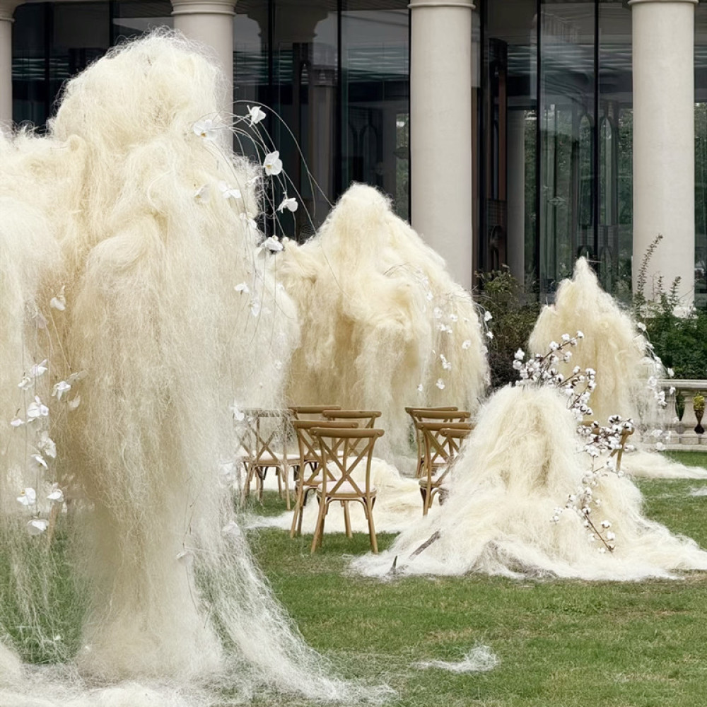Decorative Colored Hemp Silk F - đánh giá và giá Supply Wedding Venue