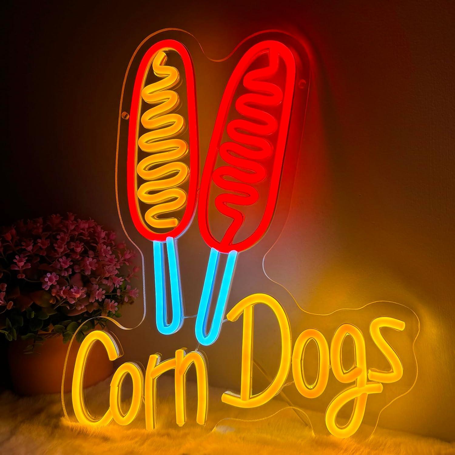 Corn Dog Neon Sign Snack USB D - đánh giá và giá Wedding Led