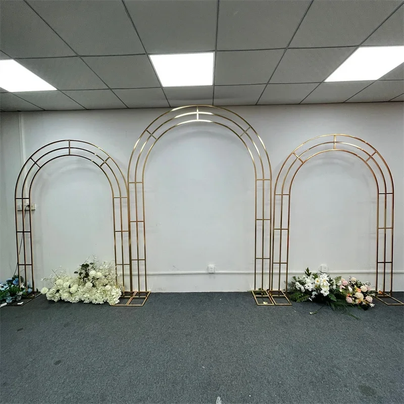 Metallic Gold Wedding Arch Sta - đánh giá và giá Wedding Party Supply Store
